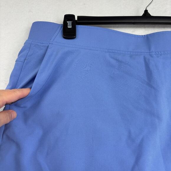 Cypress Club Skort Size XL Blue Pull On Skirt Built In Shorts Lining Stretch - Picture 3 of 9